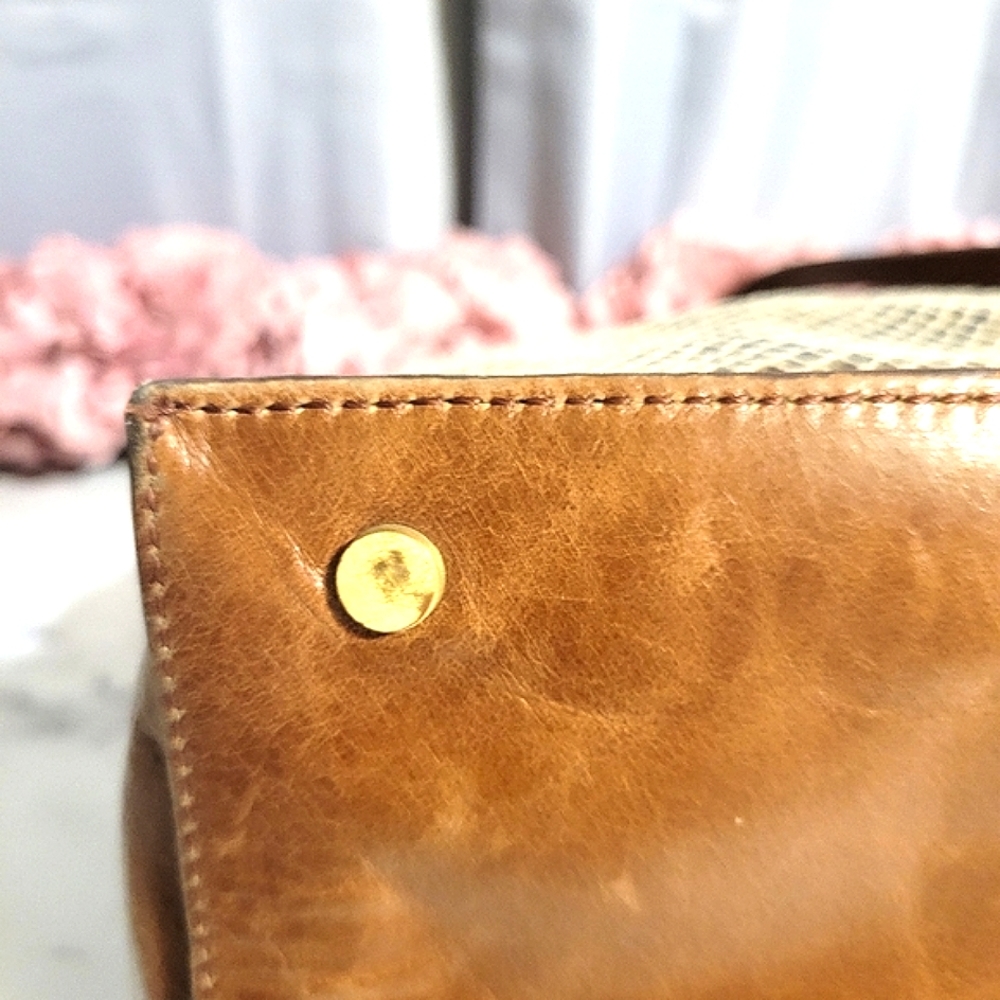 Hobo The Original Python Mixed Panel Leathers Sho… - image 8